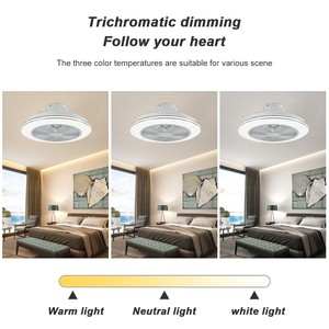Ventilador de techo con control remoto de luz LED Bldc inteligente moderno con control remoto de aplicación de dormitorio silencioso con Wifi Tuya - Product Image 5