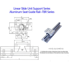 KNK SBR20 Bloque deslizante Unidad de deslizamiento Movimiento lineal Mesa de empuje Riel deslizante Soporte de guía lineal Núcleo CNC - Product Image 6