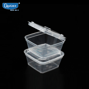 Ücretsiz örnek tek kullanımlık şeffaf PP sos kapaklı kupa 1oz-4oz kare yuvarlak bardaklar için içecek için paket restoran - Product Image 3