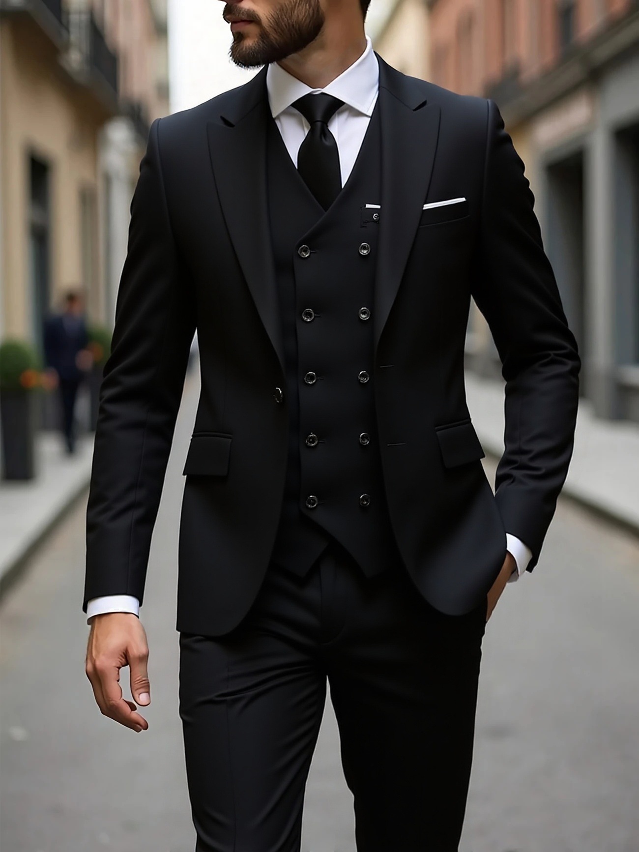 Black-top and dress pants