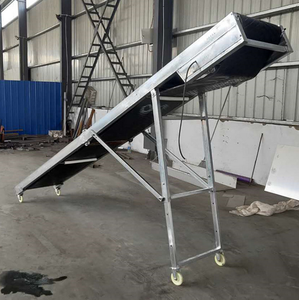 OEM Custom Black Rubber Belt Conveyor <strong>System</strong> Movable Molding <strong>Loading</strong> <strong>Unloading</strong> Bag Cement Bag Stacking Conveyor - Product Image 6