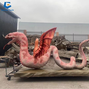 AA-23 Quái Vật Rắn Hoạt Hình Làm Bằng Tay Thực Tế Kích Thước Cuộc Sống Công Viên Giải Trí - Product Image 4