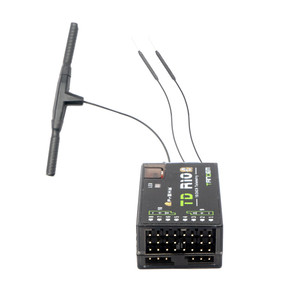 Новый FrSky TD R10 2,4 ГГц 900 МГц двухчастотный приемник 10CH PWM канальный приемник для дистанционного управления самолета вертолета дрона - Product Image 2