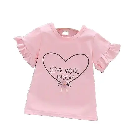 Camisetas con estampado personalizado para niñas al por mayor, Camiseta con estampado de tu propio diseño para niñas, camisetas con sublimación personalizada para niños