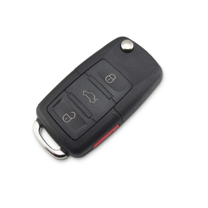 リモート3ボタンフリップタイプリモートユニバーサルリモートキーブランクキーVw用 - Product Image 1