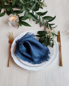 Best-selling Linen Popular Tassels Can <strong>Be</strong> Customized in Colors for Home and Airplane Use <strong>Napkins</strong> - Product Image 3