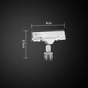 Großhandel verstellbar Multi-Size Transparent für POP Display Racks Supermarkt Einzelhandel geschäft Messestand Schilder halter Display - Product Image 4
