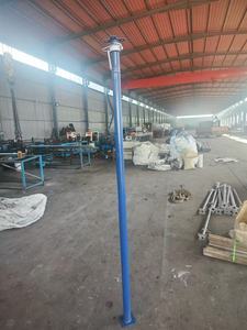 Eletro galvanizado aço adereços espanhol tipo ajustável aço Prop reforçado placa adereços construção para cofragem