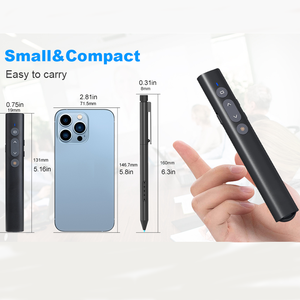 Presentatore Wireless puntatore luce Laser batteria AAA 2.4G con tipo c - Product Image 3