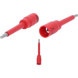 3/8 "isolierte Bit buchse, Sechs kant buchse, 5mm, 122mm lang (92290633138978) - Product Image 1