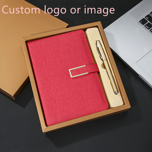 LABON-Agenda planificadora A5 con impresión de logotipo personalizado, cuaderno grueso para negocios, oficina y trabajo, conjunto de regalo - Product Image 3