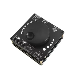 2*50W BT 5.0パワーアンプスピーカークラスDオーディオ30W ~ 200W HiFiステレオミニUSB音楽サウンドカードAppデジタルAMP - Product Image 1