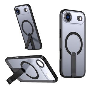 PC TPU透明携帯電話ケースメンタルキックスタンド付き磁気ワイヤレスカバーIphone 17 16 15 13 14 Pro Max Plus用 - Product Image 3