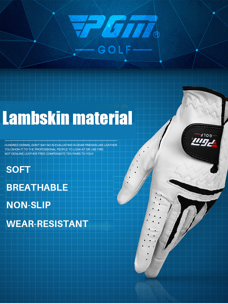 PGM ST002 Premium Leather Golf Gloves For China Wholesale