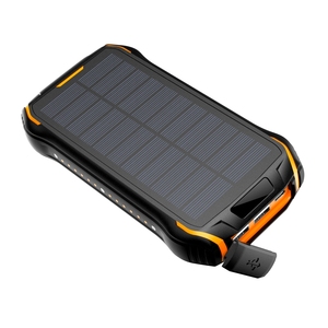 Nuevo producto 2025 Popular USB portátil tipo C Salida de entrada 25000mAh gran capacidad impermeable Camping luz LED banco de energía Solar - Product Image 1