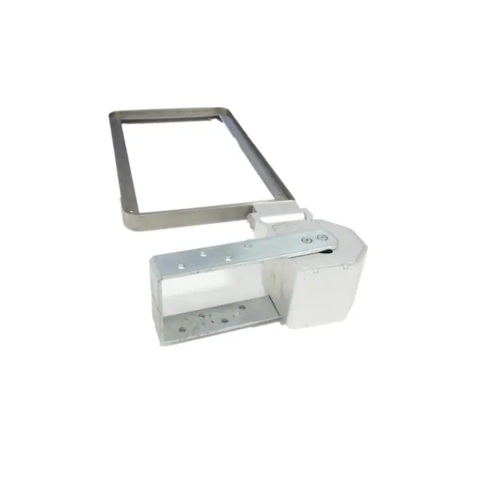 Moldura de caixa para fabricação de chapa metálica de TV de alumínio com corte a laser para solda em aço inoxidável personalizada