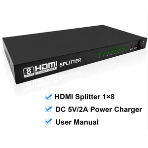 Divisor de 8 puertos Hd mi, 1 en 8, 1080p, versión 1,4, 1x2, 1x4, 1x8, compatible con 3d, HDTV, 1x8, 1 interruptor, 1 entrada y 8 salidas - Product Image 3