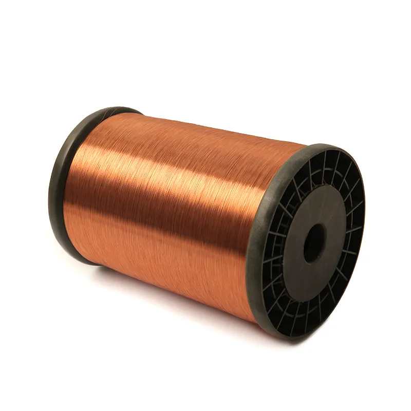 Cable conductor de 0,10mm-3,00mm, alambre de aluminio 60% con revestimiento de cobre 40%, cable híbrido CCA aislado para uso de bobinado