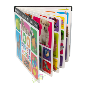 全彩色定制印刷翻盖精装儿童英语学习卡通书籍 - Product Image 1