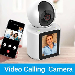 WIFI Câmera IP Video Call Vigilância IR Visão HD TF Áudio com tela de 2,8 polegadas Tipo-C conexão