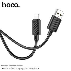 HOCO haoku สายชาร์จไนล่อนชนิด C X88สำหรับ Apple และ Android อุปกรณ์อะแดปเตอร์ข้อมูลสายยาวสำหรับการใช้โทรศัพท์และแท็บเล็ต - Product Image 4
