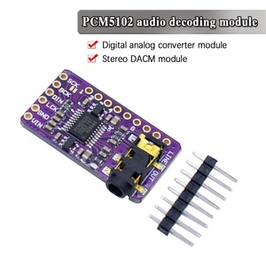 Arayüz I2S PCM5102A DAC dekoder GY-PCM5102 I2S oyuncu modülü ahududu Pi için pHAT formatı kurulu dijital PCM5102 ses kurulu