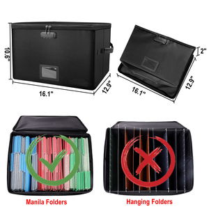 YIHUAXING <strong>Custom</strong> Lockable Container for Hanging <strong>File</strong> Folders <strong>File</strong> <strong>Box</strong> Fireproof <strong>with</strong> Zipper - Product Image 5