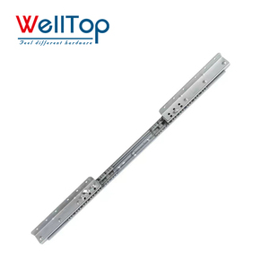 WELLTOP Nueva Llegada Muebles de Cocina Heavy Duty Cajón Diapositivas Doble Pull Guía Riel Cajón Diapositivas para Mesa de Riel Extensible - Product Image 5