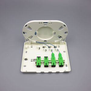 Fiber Access Socket FIBERVISION M04F Fiber Optic Customer Outlet 4 Ports SA/APC Fiber Optic <strong>Patch</strong> <strong>Panel</strong> - Product Image 6