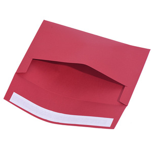 Benutzer definierte DL 22*11cm verschiedene Farben Umschlag recycelte Umschläge mit quadratischer Klappe - Product Image 4