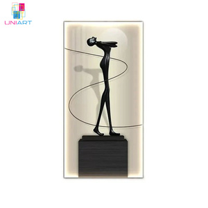 2024 thiết kế mới sang trọng 3D <span class=keywords><strong>LED</strong></span> tường nghệ thuật khung hình ảnh tường nghệ thuật cho trang trí - Product Image 4