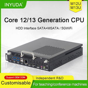OPS-konformer Mini-PC Intel 12./13. Generation I7/i5/i3 Iris Xe-Grafik 32GB RAM 1TB SSD Quad 4K-Display-Unterstützung Windows 11 Pro - Product Image 2