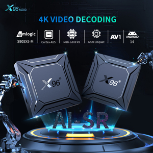 Amlogic S905X5M Android 14 X96 M200 Quad Core Set Top TV Box 2/4/16/32/64Gb 2,4G 5G Wifi 4K Android TV Box - Product Image 6