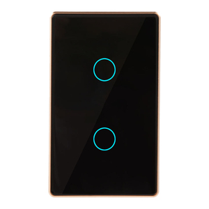 Custom <strong>Light</strong> <strong>Switch</strong> Control Tuya Us <strong>2</strong> Gang Smart Touch <strong>Switch</strong> Interruptor Wifi Wall Smart <strong>Switch</strong> for Smart Home <strong>With</strong> Zigbee - Product Image 1