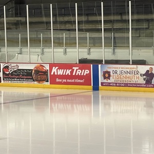 מותאם אישית מכונת כביסה לוח מודעות קרח חסות rink חסות לוח מודעות גרפיקה סימן הרצפה המדבקה