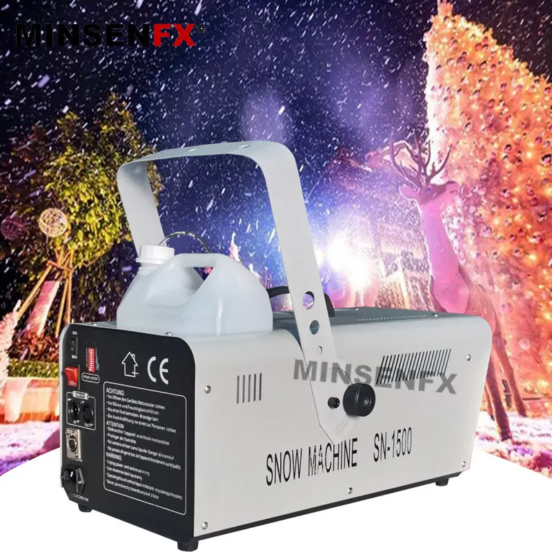 Special Effects Foam Stage Dj Party 1500W Snow Maker Artificial Moving Head Snow Machine