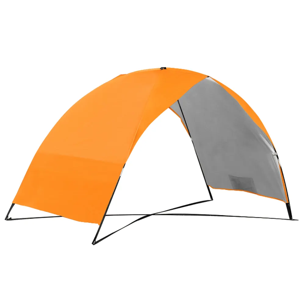 Portable Beach Sunshade Easy Install Sun Shelter Canopy Awning Camping Tent with Sand Bags