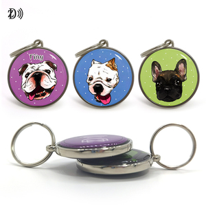 Programmier bare RFID-Tags QR-Code Runde 13,56 MHz Pet Tracking NFC-Hunde halsband Epoxy/Metall-RFID-ID-Tags mit Verpackung - Product Image 5