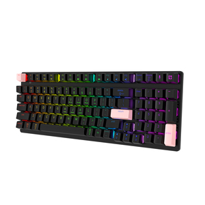 Teclado mecánico Real con retroiluminación RGB, 96 teclas, 3 modos, inalámbrico por cable, Bluetooth 60%, fabricante de teclado para videojuegos - Product Image 1