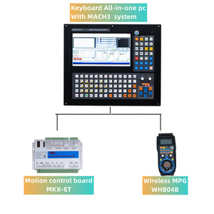 3 4 6-Achsen-Mach3-System CNC-Controller-Kits Systems teuerung Ethernet-Bewegungs karte MPG-Industrie computer für CNC-Fräser - Product Image 3