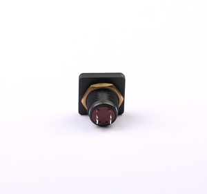Toowei 12mm Ip67 a prova di acqua in plastica a forma di rettangolo blu interruttore a pulsante con due perni di chiusura per moto - Product Image 3