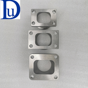 T25 T3 T4 turbo transferi 2.5/ 3 V bantlı paslanmaz çelik döküm flanş adaptörü dönüştürücü - Product Image 3