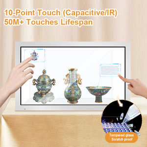 1G/4G DDR3 RAM + 8G/16G/32G Rom 4 lõi đa kích cỡ 10 điểm trong nhà Điện dung màn hình cảm ứng holobox hiển thị Showcase MUL-Ngôn ngữ - Product Image 5