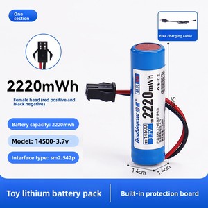 Xinda14500 şarj edilebilir SMP pil paketi uzaktan kumanda AA 18650 lityum iyon araba ve oyuncak araba kullanımı için - Product Image 2