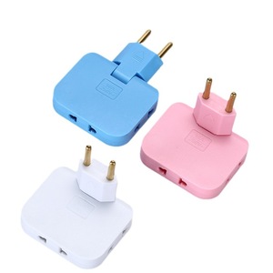 4.8MM Outlet Power Converter <strong>Rotate</strong> Charger Wall <strong>Socket</strong> <strong>Adapter</strong> Splitter Converter <strong>Socket</strong> One to Three Power Conversion - Product Image 3