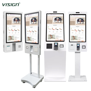 Kiosque de commande automatique de restaurant VISIGN Écran tactile de 21.5 à 32 pouces avec synchronisation de cuisine en temps réel et interface de menu multilingue - Product Image 1
