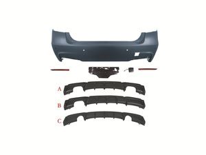 F30 M2C tarzı BodyKit M2 rekabet tipi tampon BMW 3 serisi F30 için ön araba tampon - Product Image 5