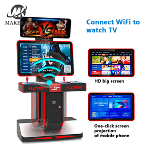 32&quot; 1080p Screen Cabinet <strong>Arcade</strong> Fighting Game <strong>Machine</strong> With Sanwa Controls and Multi Games - Product Image 3