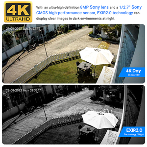 Vikylin 8MP Dome <span class=keywords><strong>Camera</strong></span> 4K Zoom quang học con người/xe phát hiện IP66 an ninh CCTV máy ảnh tương thích hikvisions NVR - Product Image 3