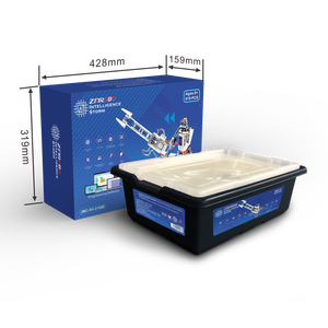ZMROBO DIY STEM Experiment Kit Code смарт-Программа Робот автомобильный комплект пластиковые блоки больше сенсор для обучения интеллектуальное развитие
